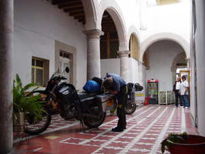 bikes in hotel.JPG